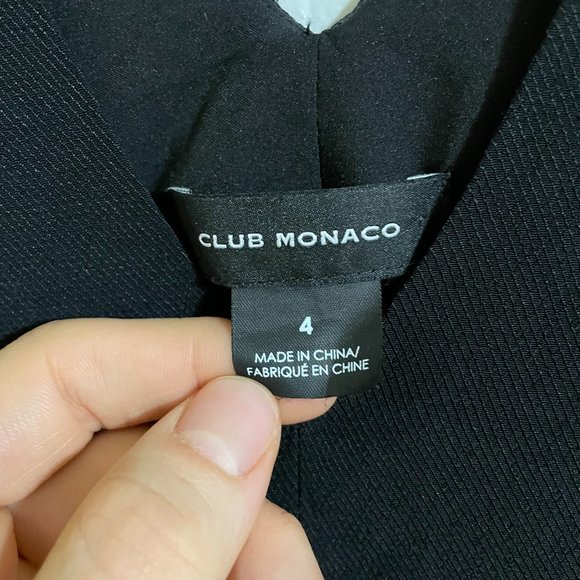 Club Monaco Lowcut Cut-Out V-Neck Dress - Picture 6 of 7